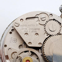 Dial azul Lucerne de Luxe 17 Joyas reloj Para piezas y reparación, no funciona