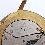 17 Jewels Swiss ha fatto orologio meccanico degli anni '70 per parti e riparazioni - Non funzionante