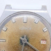 1980 ASEIKON MÉCANIQUE montre pour les pièces et la réparation - ne fonctionne pas