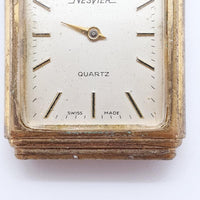 Nesvier Swiss Made Quartz montre pour les pièces et la réparation - ne fonctionne pas