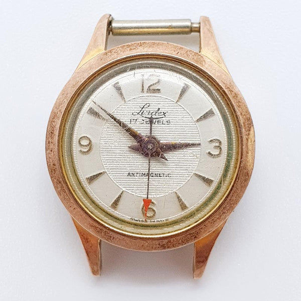 Lindex 17 Jewels Swiss Made Watch for Parts & Repair - NOT WORKING