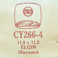 Elgin Maywood Cy266-4 Crystal di orologio per parti e riparazioni
