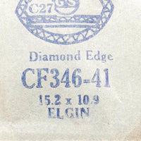 Elgin Diamond Edge CF346-41 Watch Crystal for Parts & Repair