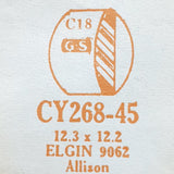 Elgin 9062 Crytal di orologio Cy268-45 per parti e riparazioni