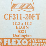 Elgin 6321 CF311-20ft Uhr Kristall für Teile & Reparaturen