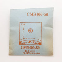 Elgin 6528-9503 CMS400-50 Watch Crystal للأجزاء والإصلاح