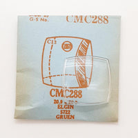 Elgin 5722 CMC288 Uhr Kristall für Teile & Reparaturen