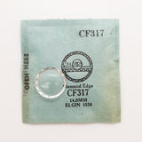 Elgin 1550 CF317 Uhr Kristall für Teile & Reparaturen