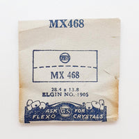 Elgin 1905 MX 468 Watch Crystal for Parts & Repair