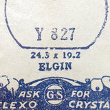 Elgin Y 827 Watch Crystal for Parts & Repair