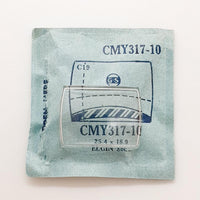 Elgin 8601 CMY317-10 Crystal di orologio per parti e riparazioni