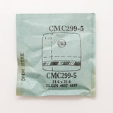 Elgin 4637 4837 CMC299-5 Crystal di orologio per parti e riparazioni