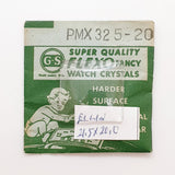 Elgin PMX 32 5-20 Crystal di orologio per parti e riparazioni