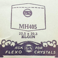 Elgin MH405 Watch Crystal per parti e riparazioni