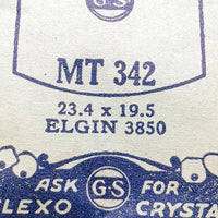 Elgin 3850 MT 342 Watch Crystal for Parts & Repair