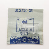 Elgin MX320-25 Uhr Kristall für Teile & Reparaturen