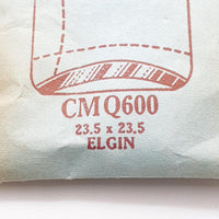 Elgin CMQ600 montre Cristal pour les pièces et réparation