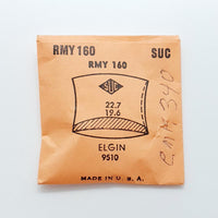 Elgin 9510 RMY 160 Crystal di orologio per parti e riparazioni