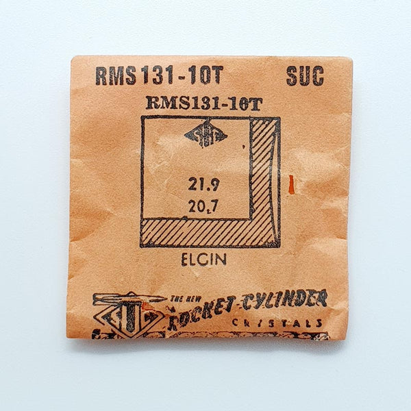 Elgin RMS131-10T Crystal di orologio per parti e riparazioni