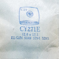 Elgin 5149 5294 5295 CY271E Watch Crystal for Parts & Repair