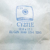 Elgin 5149 5294 5295 CY271E reloj Cristal para piezas y reparación