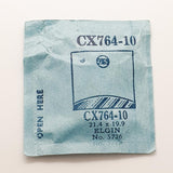 Elgin 5726 CX764-10 Crystal di orologio per parti e riparazioni