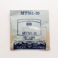 Elgin MT361-30 Crystal di orologio per parti e riparazioni