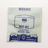 Elgin 3804 MH482 Watch Crystal for Parts & Repair