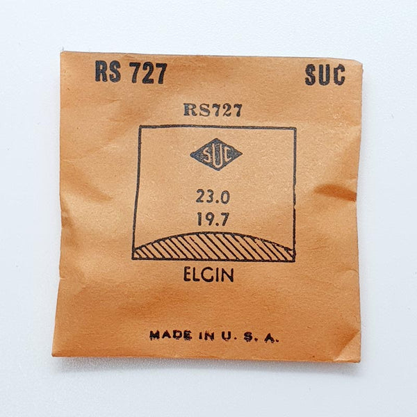 Elgin RS727 Crystal di orologio per parti e riparazioni
