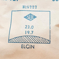 Elgin RS727 Uhr Kristall für Teile & Reparaturen