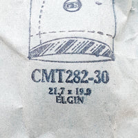 Elgin CMT282-30 Watch Crystal للأجزاء والإصلاح