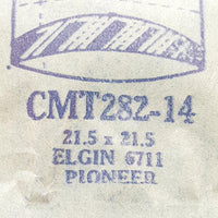 Elgin 6711 CMT282-14 Uhr Kristall für Teile & Reparaturen