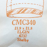 Elgin Shelby 6737 CMC340 montre Cristal pour les pièces et réparation