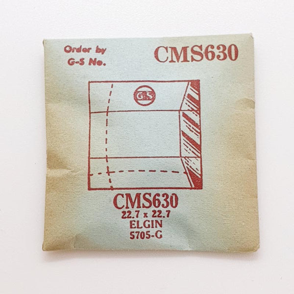 Elgin 5705-G CMS630 Watch Crystal for Parts & Repair