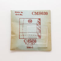 Elgin 5705-G CMS630 montre Cristal pour les pièces et réparation