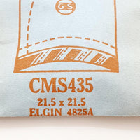 Elgin 4825A CMS435 Crystal di orologio per parti e riparazioni
