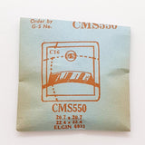 Elgin 6833 CMS550 montre Cristal pour les pièces et réparation