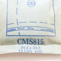 Elgin 4445 CMS815 Uhr Kristall für Teile & Reparaturen