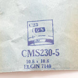 Elgin 7140 CMS230-5 Uhr Kristall für Teile & Reparaturen