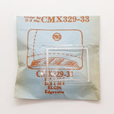 Elgin CMX329-33 Watch Crystal للأجزاء والإصلاح