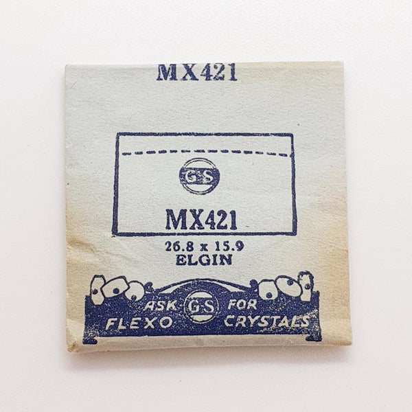 Elgin MX421 Watch Crystal for Parts & Repair