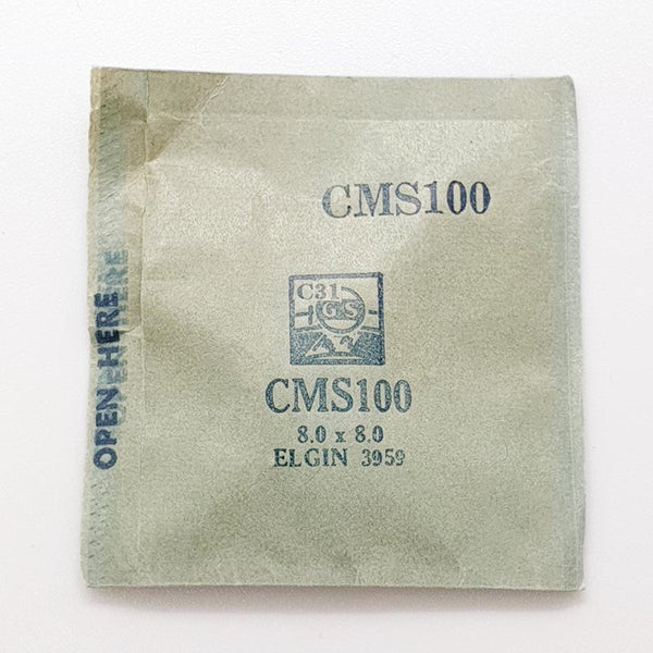 Elgin 3959 CMS100 Uhr Kristall für Teile & Reparaturen