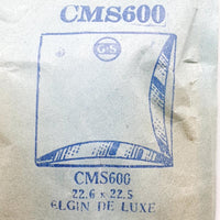 Elgin Deluxe CMS600 Uhr Kristall für Teile & Reparaturen
