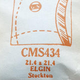 Elgin Stockton CMS434 Watch Crystal for Parts & Repair