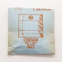 Elgin 5705-G CMS630 Watch Crystal للأجزاء والإصلاح