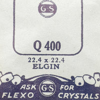 Elgin Q400 Watch Crystal for Parts & Repair