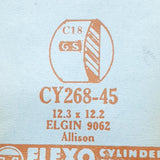 Elgin Allison 9062 CY268-45 Uhr Kristall für Teile & Reparaturen