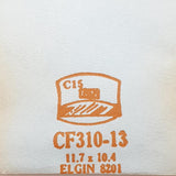 Elgin 8201 CF310-13 Uhr Kristall für Teile & Reparaturen