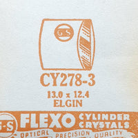 Elgin CY278-3 Watch Crystal for Parts & Repair