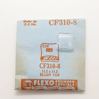 Elgin 7318 CF310-8 Uhr Kristall für Teile & Reparaturen